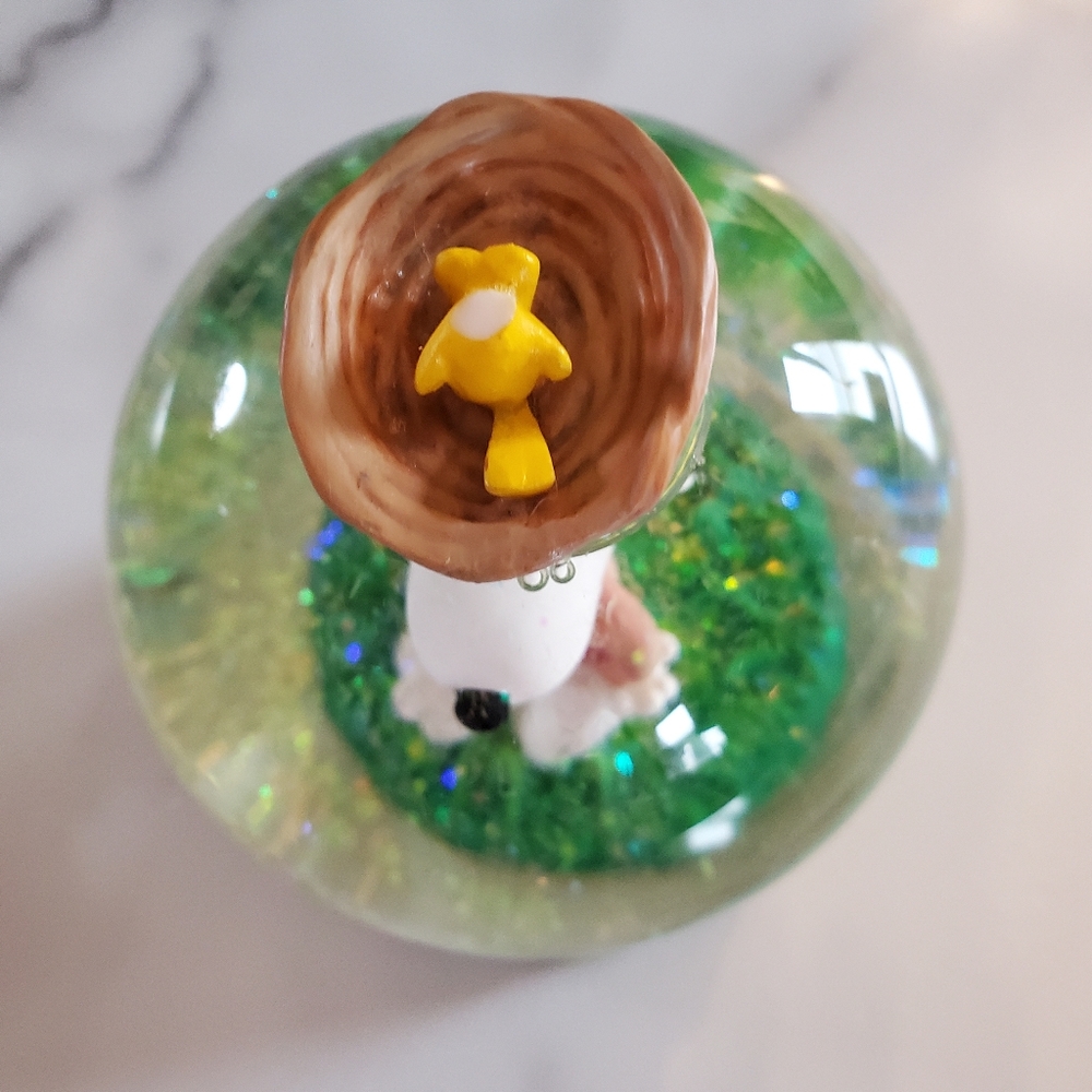 Vintage Snoopy and Woodstock Birds Snowglobe - Picture 8 of 17